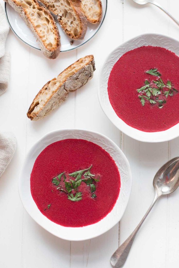 Rote Bete Kokos Suppe Mit Ingwer Rezept Elle Republic