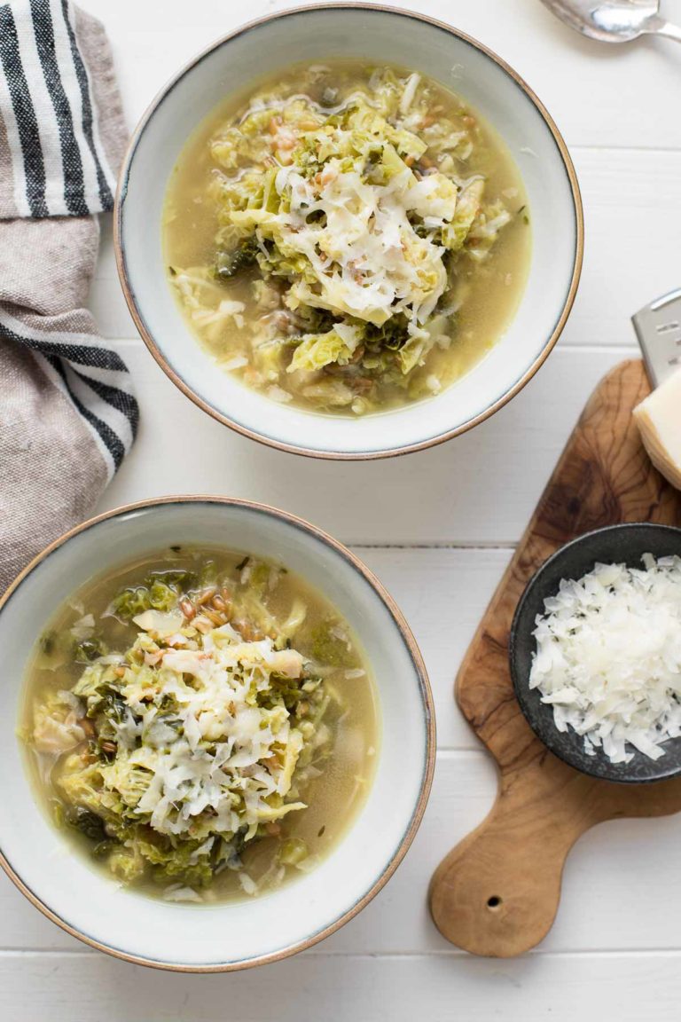 Savoy Cabbage Soup With Gr Nkern Recipe Elle Republic