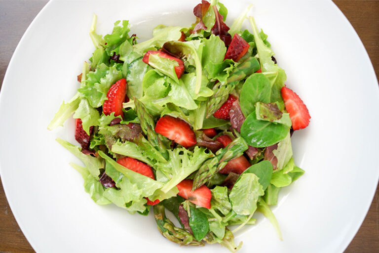 Spring Salad with Strawberries, Asparagus & Avocado