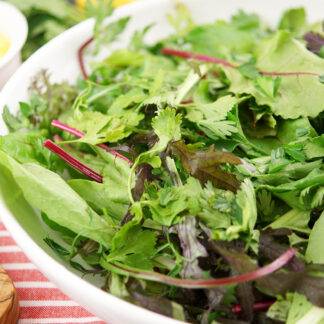 Wild Salad Greens & Herbs in a Lemon Dressing