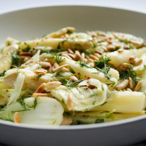 Spargel-Salat mit Fenchel