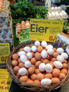 Eier vom Markt