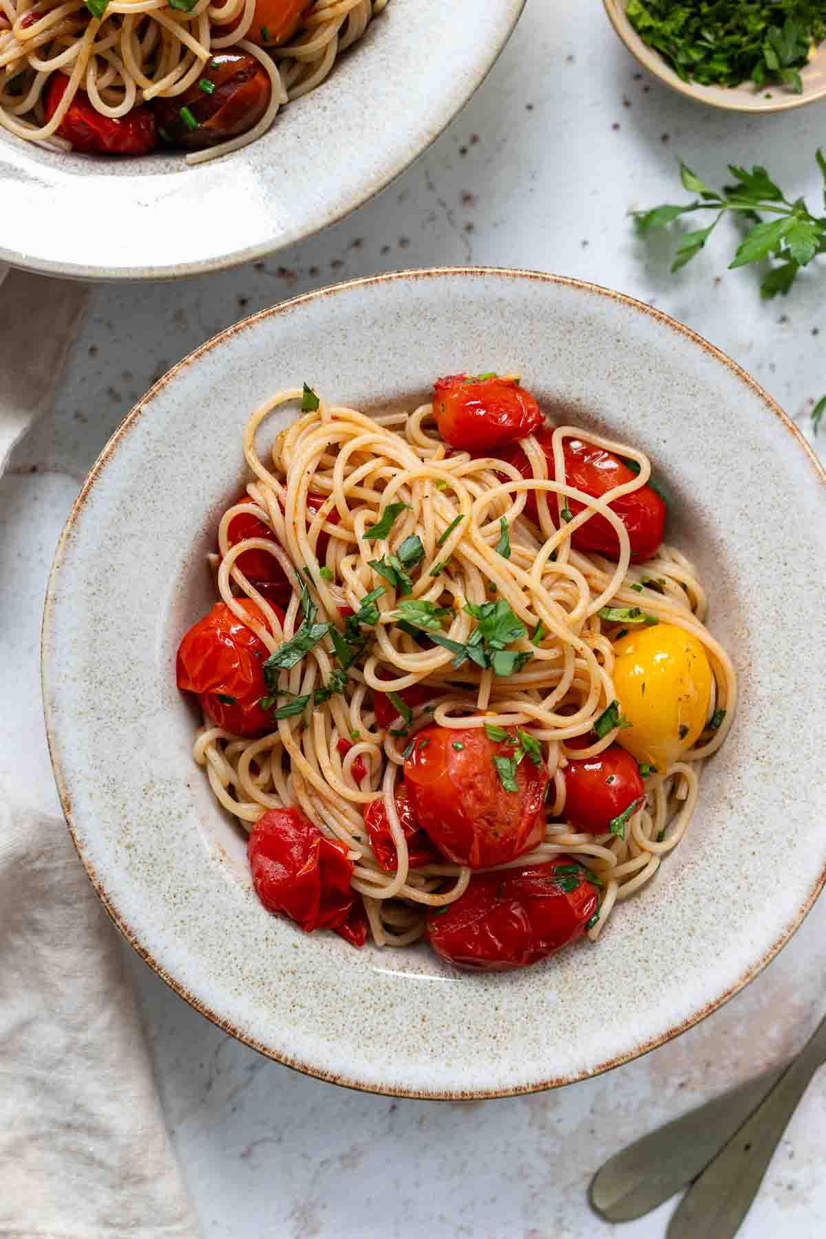 Spaghetti mit Sardellen - einfaches Rezept