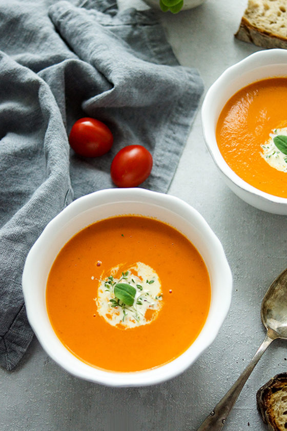 Tomato Orange Soup Recipe | Elle Republic | Simple & Healthy