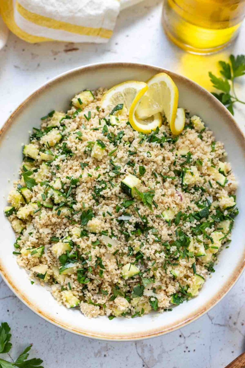 Einfaches Couscous Rezept mit Zucchini
