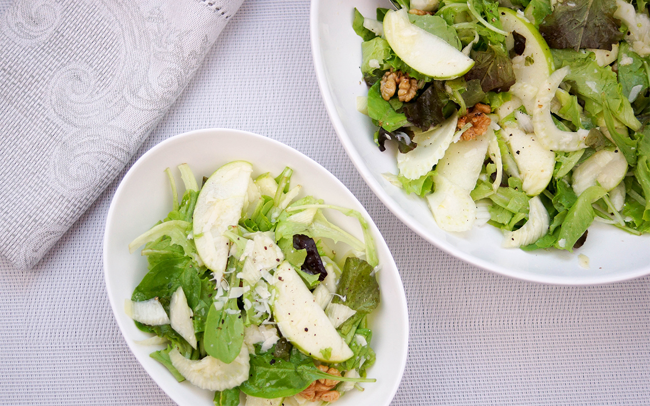 Apfel-Fenchel-Salat Rezept | Einfach &amp; Gesund | Elle Republic