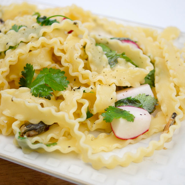 Pasta with Smoked Sardines