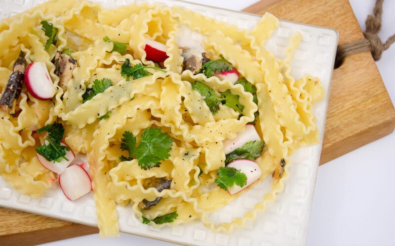 Pasta with Smoked Sardines