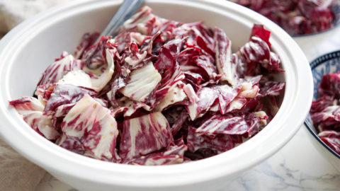 Cremiger Winterlicher Radicchio Salat Rezept Rezept Elle Republic