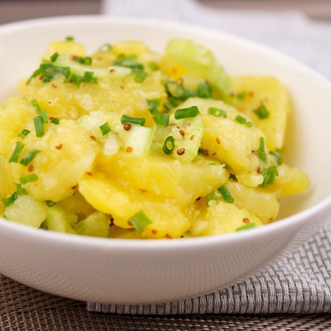 German Potato Salad with Cucumber