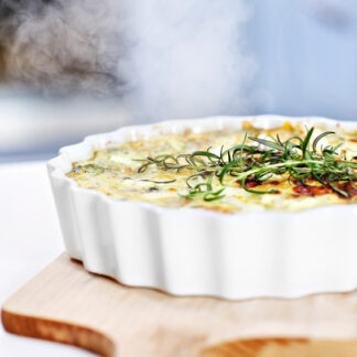 Quiche mit Spinat, Parmaschinken und Pilzen Rezept