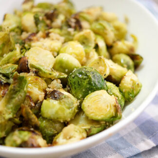 Roasted Brussels Sprouts with Breadcrumbs and Lemon