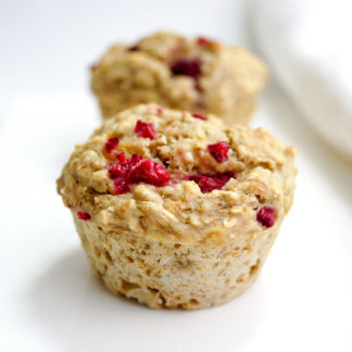 Rezept für Bananen-Himbeer-Muffins von Elle Repbublic