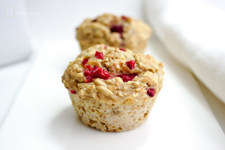 Banana Raspberry Muffins