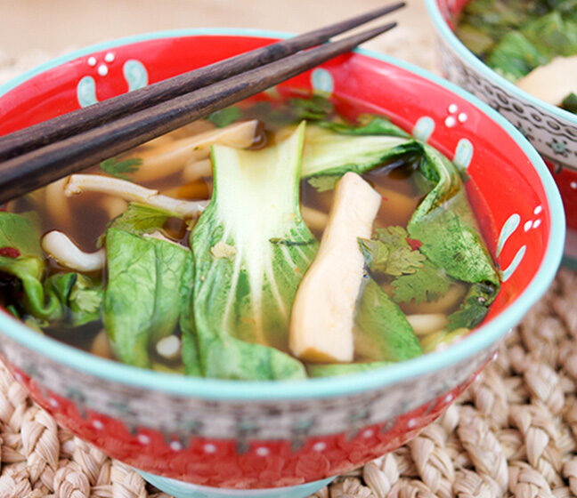Spicy Asian Hotpot with Udon Noodles