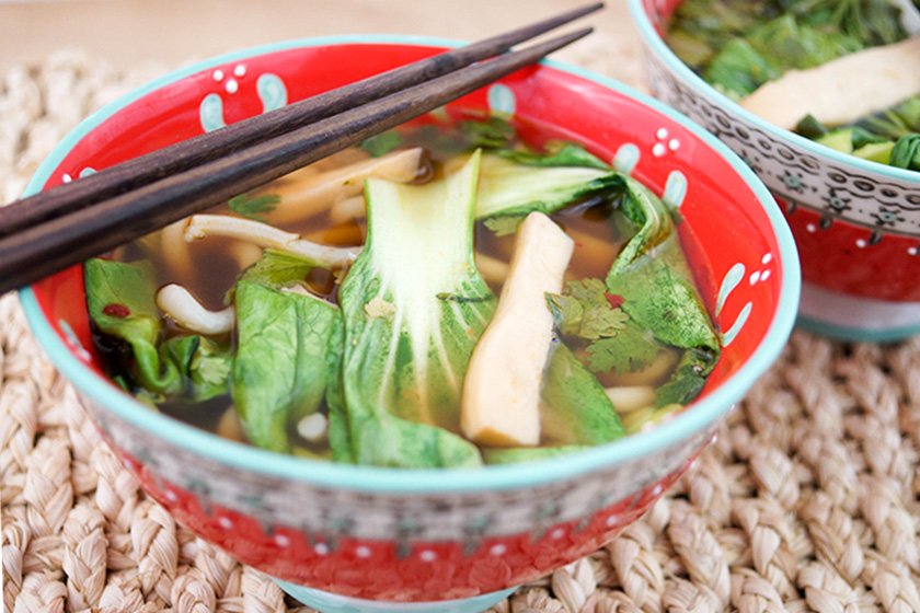 Spicy Asian Hotpot with Udon Noodles