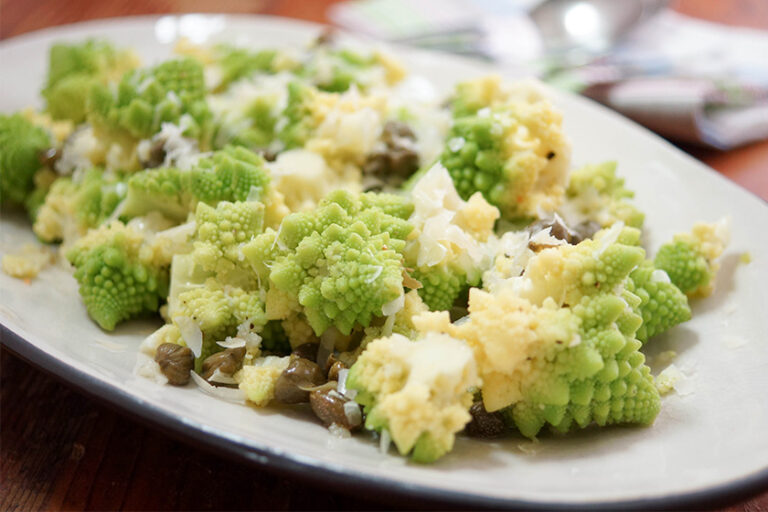 Sicilian-Style Romanesco with Capers and Lemon