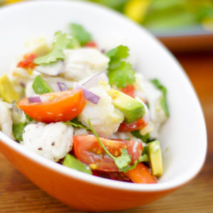 Ceviche mit einem Hauch von Kokosnuss von Elle Republic