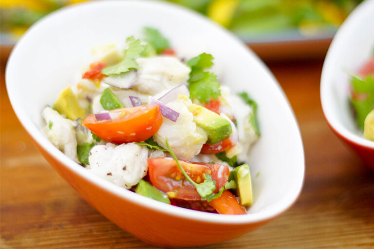 Ceviche mit einem Hauch von Kokosnuss von Elle Republic