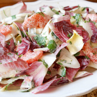 Belgian Endive Pink Grapefruit Salad with Joghurt Dressing