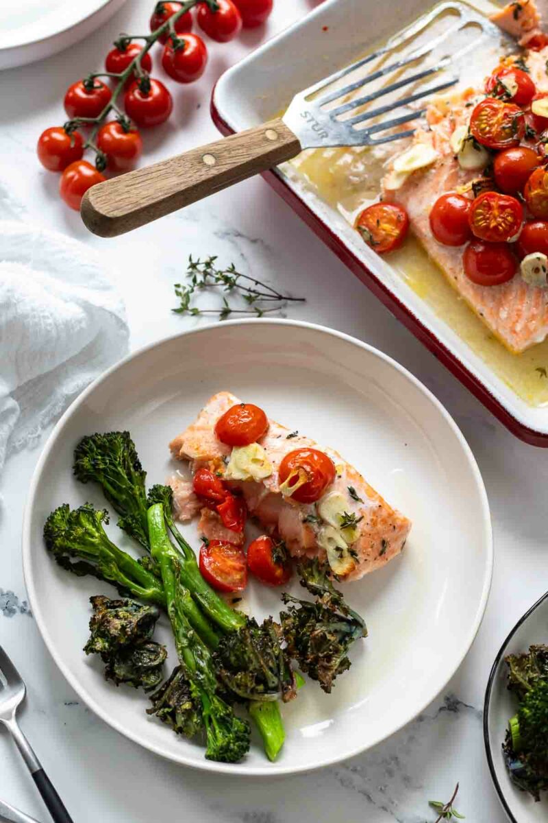 Lachs im Ofen - einfaches Rezept
