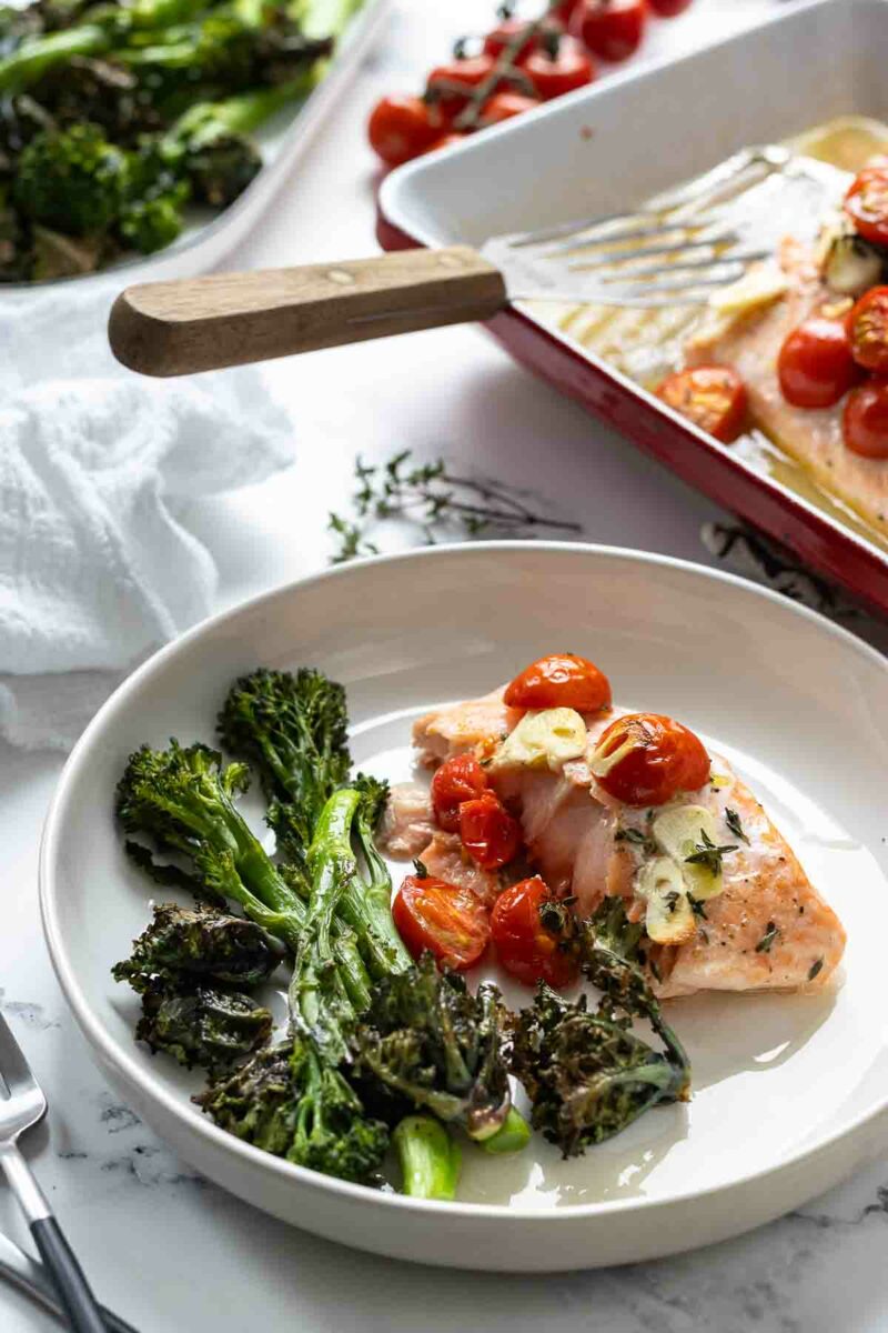 Lachs im Ofen - einfaches Rezept