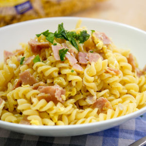 German Ham and Egg Noodles (Schinkennudeln)