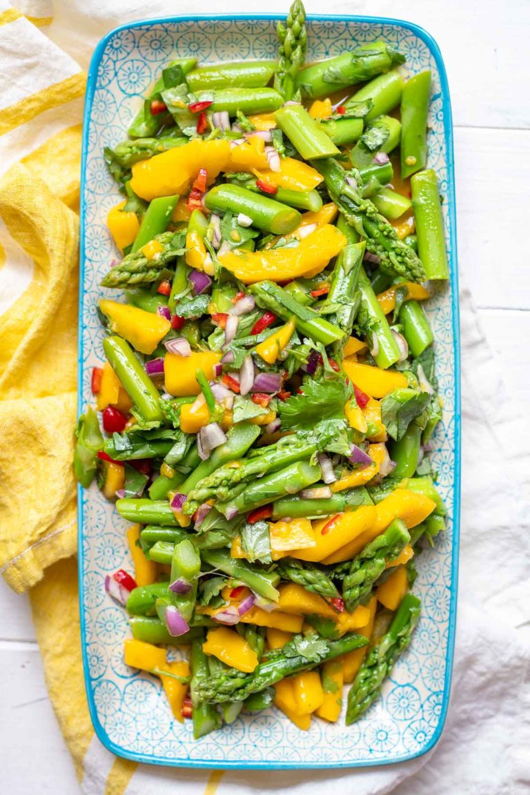Spargelsalat mit Mango Rezept