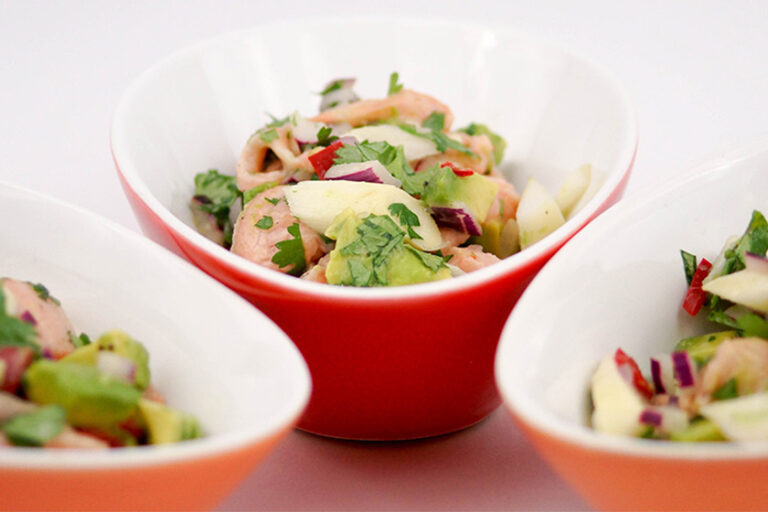 Asparagus and Salmon Ceviche