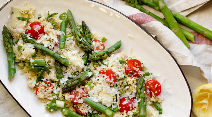 Couscous-Salat mit Spargel und Artischocken von Elle Republic