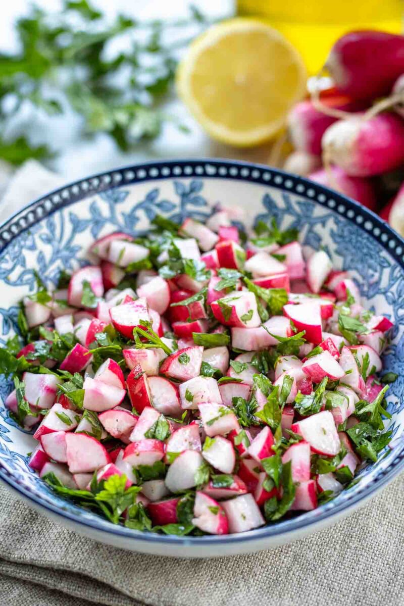 Radish Salad with Parsley