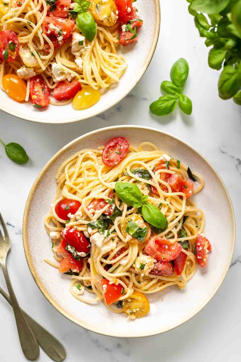 Einfache Feta-Tomaten-Pasta Rezept