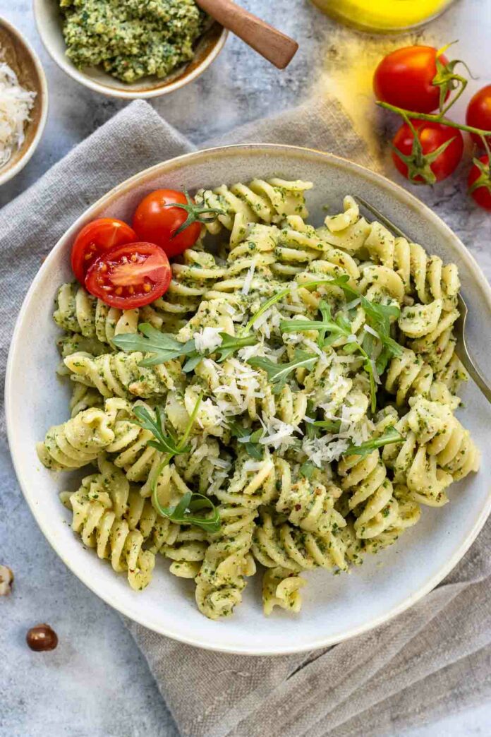Hazelnut Pesto Pasta