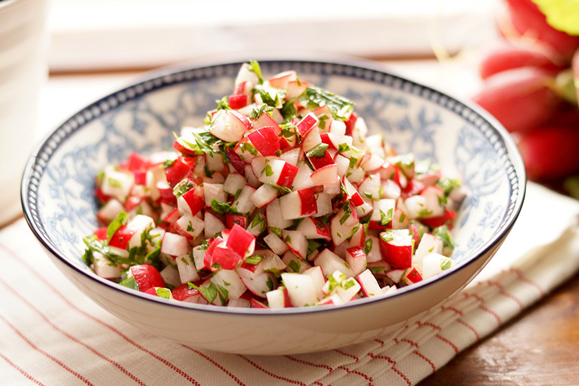 Radieschen Salat Mit Petersilie Rezept Elle Republic