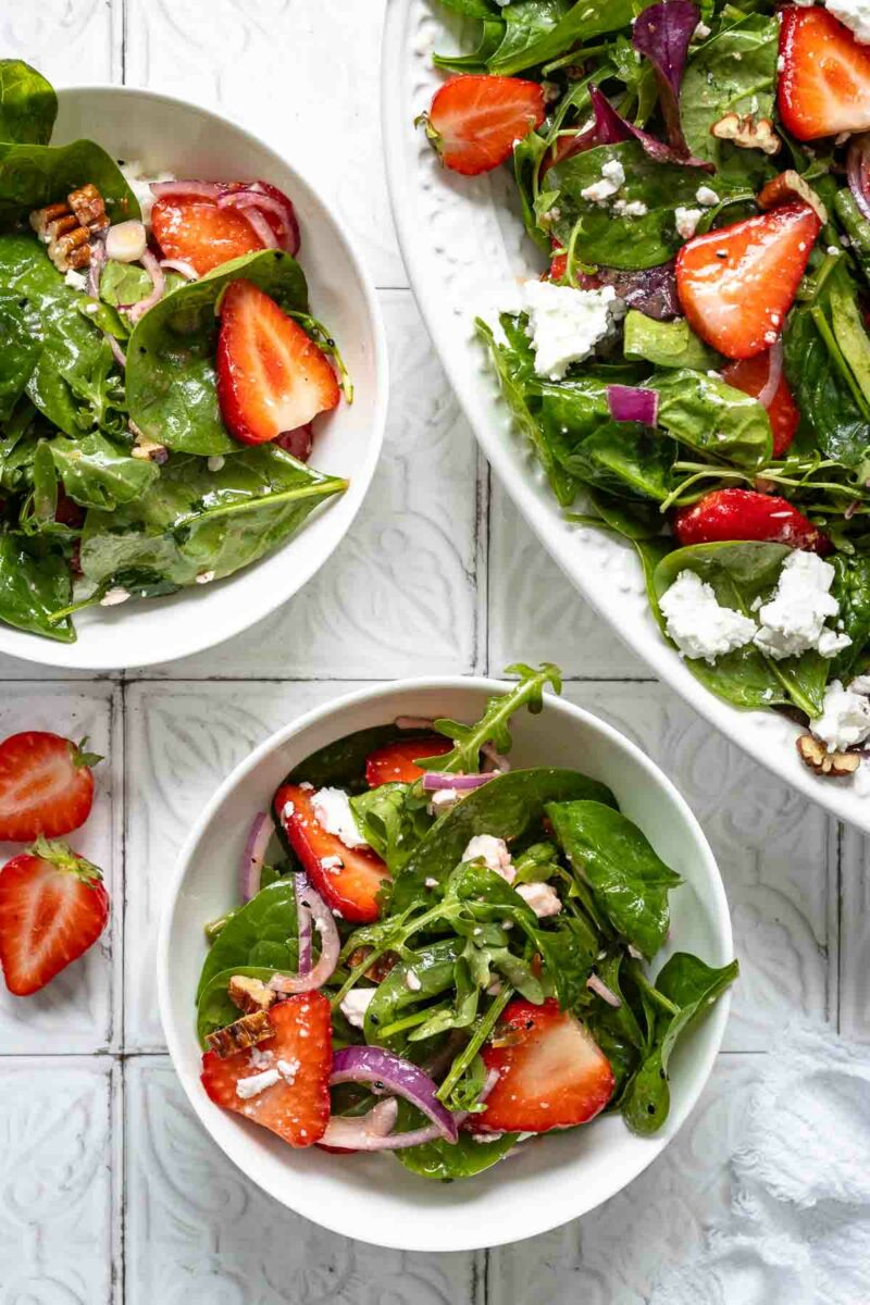 Strawberry Spinach Salad