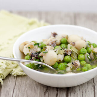 Stewed Cuttlefish With Peas (Seppie con Piselli)