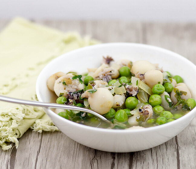 Stewed Cuttlefish With Peas (Seppie con Piselli)