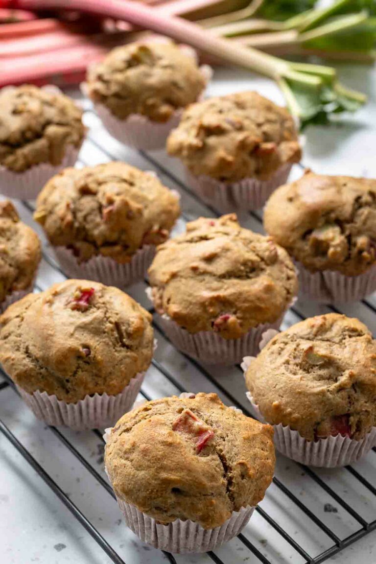 Rhabarber Muffins Rezept