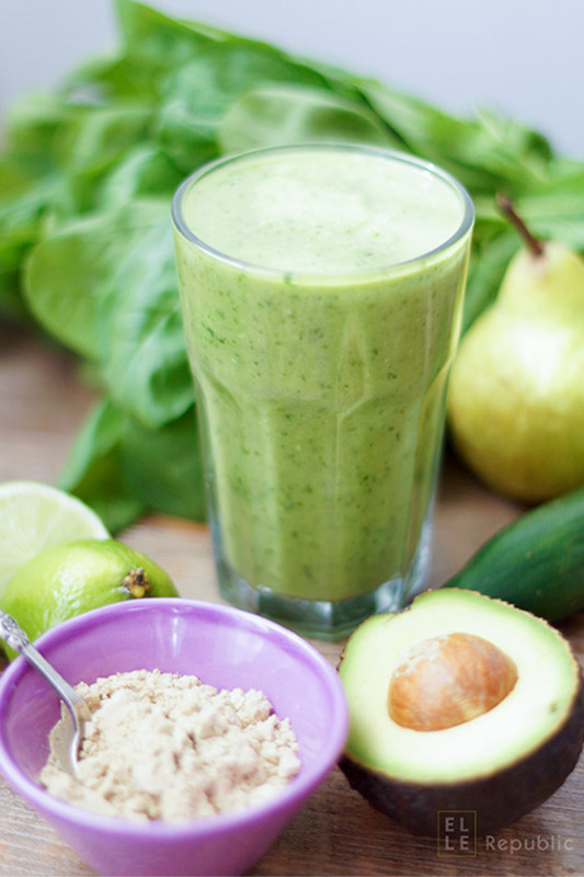 Green Energy Smoothie with Maca