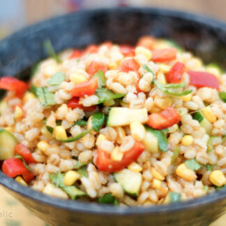 Barley Salad with Roasted Corn