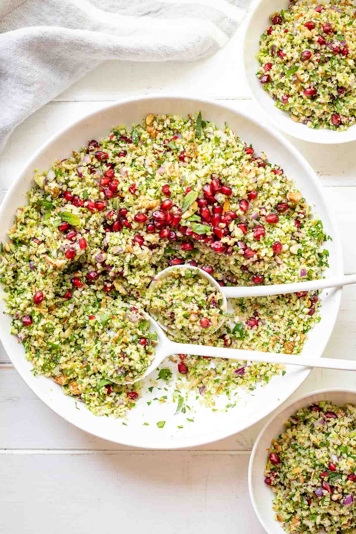 Broccoli Tabbouleh with Toasted Nuts