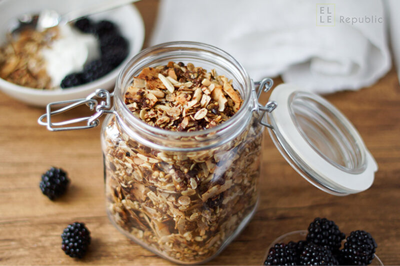 Buchweizen Granola mit 4-Kornflocken | Elle Republic