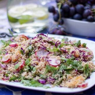 Couscous Salad with Oranges and Radishes