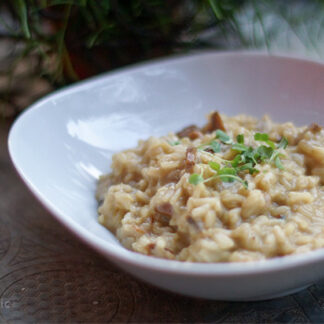 Porcini Mushroom Risotto with Sage