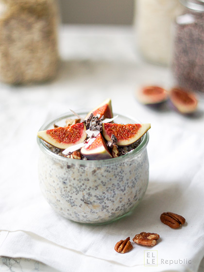 Chia Overnight Oats Chia Mango Pudding Rezept Elle Republic