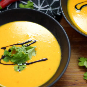 Ginger Chili Hokkaido Pumpkin Soup