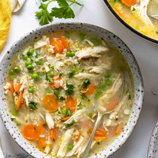 Classic Chicken and Rice Soup