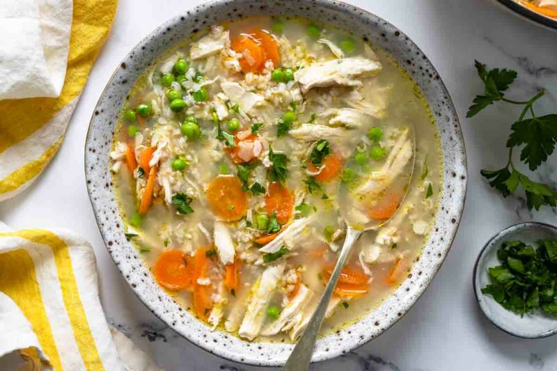 Classic Chicken and Rice Soup