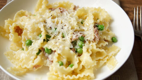 Pasta Mit Parmaschinken Und Sahnesosse Elle Republic