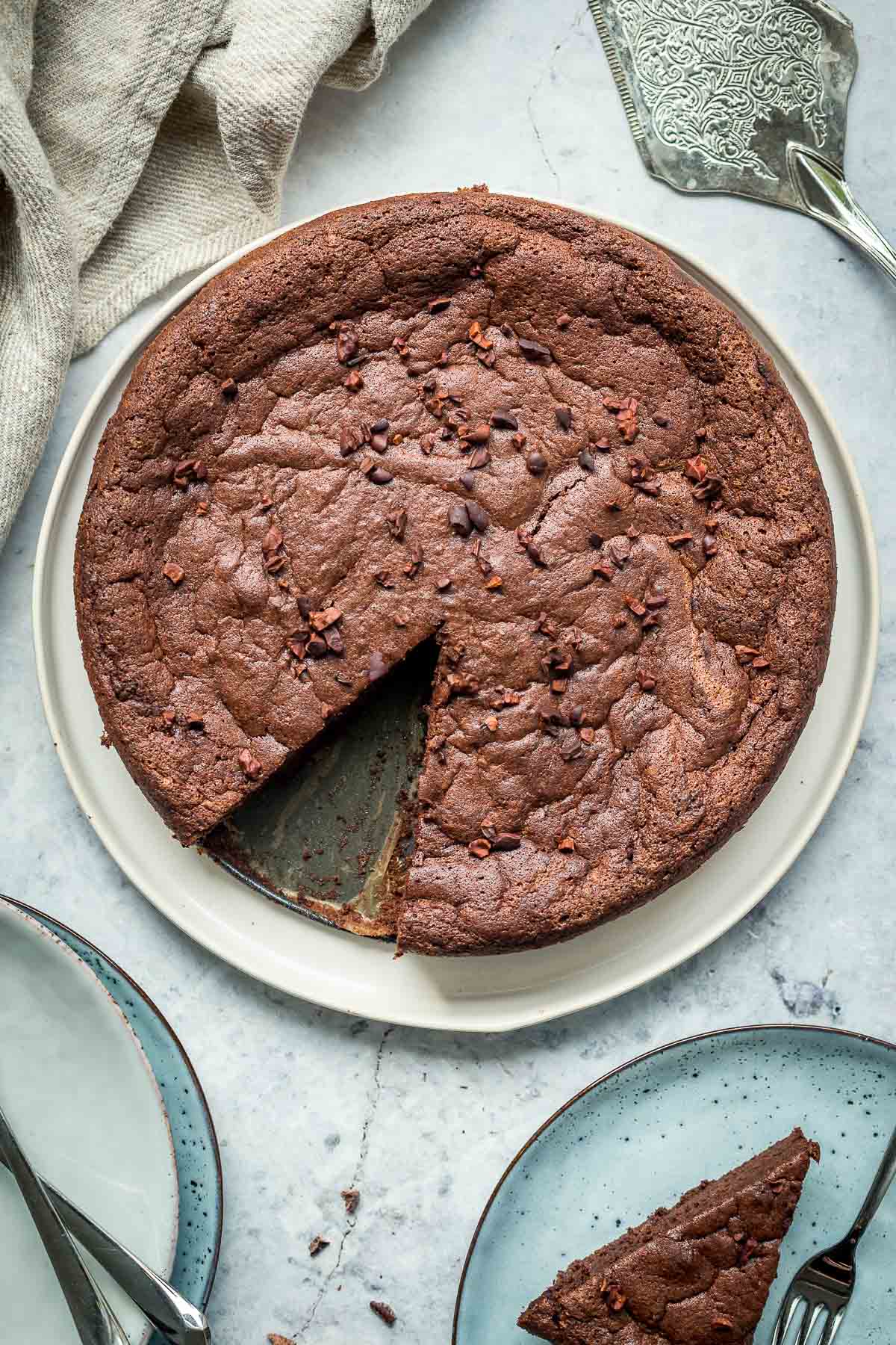 Schokoladenkuchen (glutenfrei), ohne Mehl Rezept